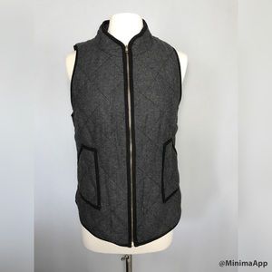 41 HAWTHORN Vest Herringbone Grey Black Stitch Fix